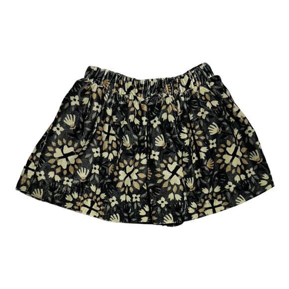 Gymboree Baby Girls Velvet Floral Print Flared Skirt - Picture 1 of 4